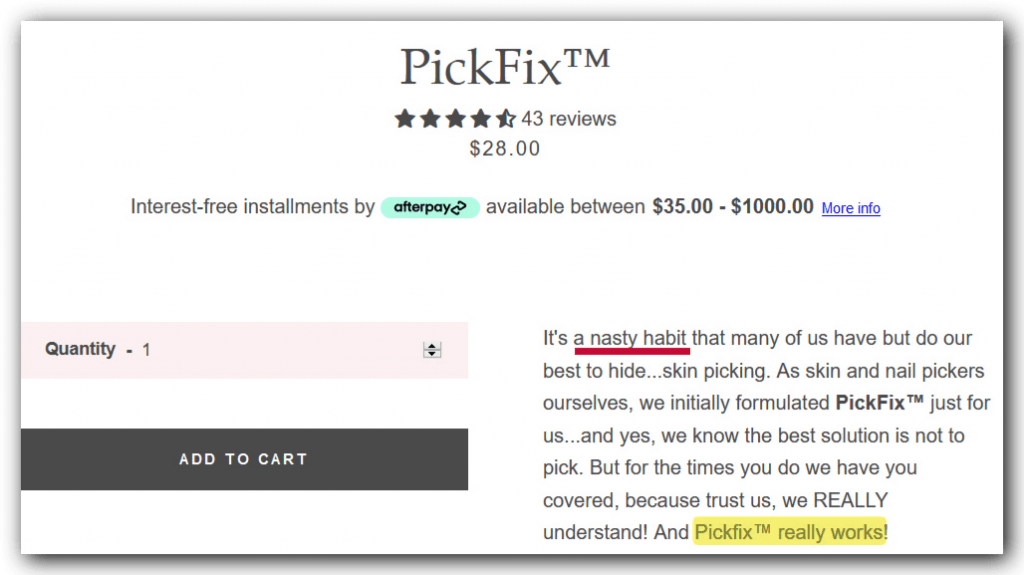 Does PickFix™ Help with Skin Picking?